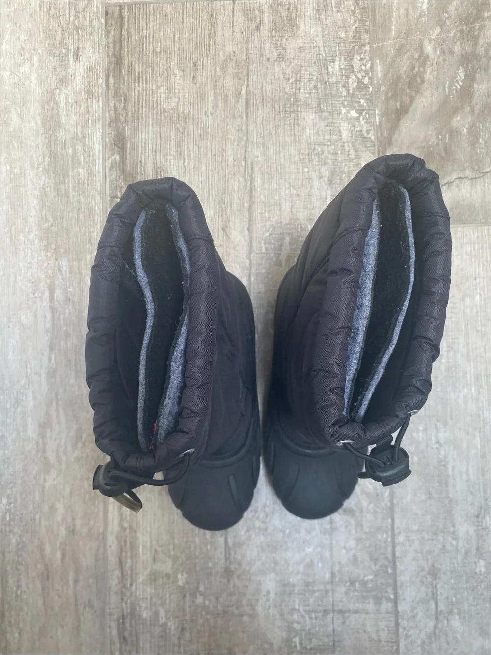 Sorel Black Waterproof Snow Boots with Branded Strap